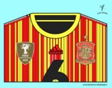 Camiseta del mundial de fútbol 2014 de España