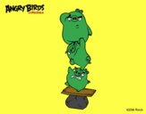 Cerdos verdes de Angry Birds