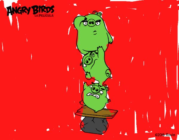 Cerdos verdes de Angry Birds