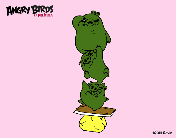 Cerdos verdes de Angry Birds