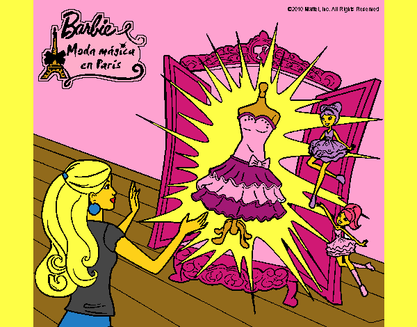 El vestido mágico de Barbie