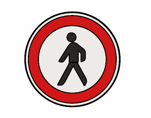 Entrada prohibida a los peatones
