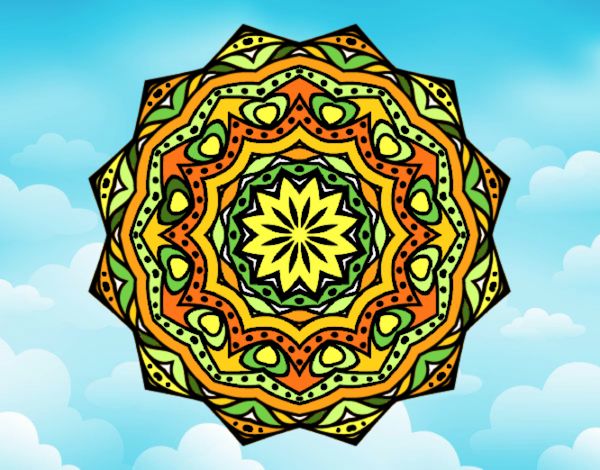 Mandala con estratos