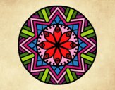 Dibujo Mandala flor de bambú pintado por Nini85