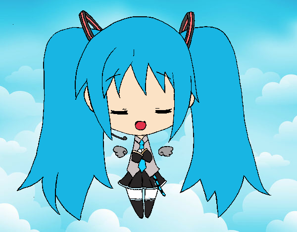 miku en el cielo