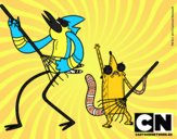 Mordecai y Rigby