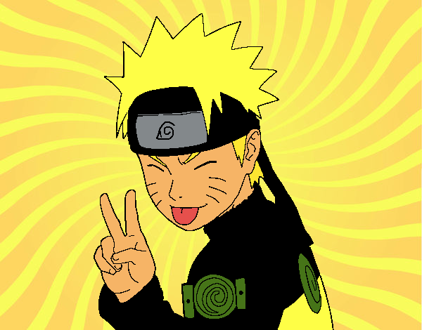 Naruto sacando lengua