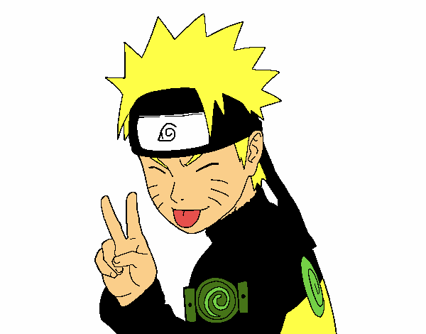 Naruto sacando lengua