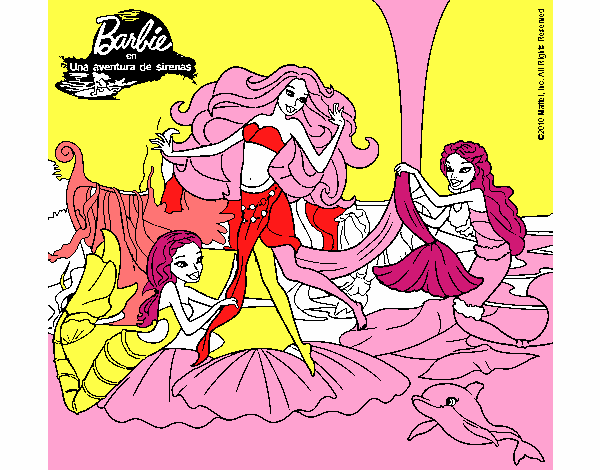 Barbie con sirenas