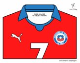 Camiseta del mundial de fútbol 2014 de Chile