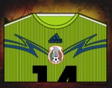 Camiseta del mundial de fútbol 2014 de México