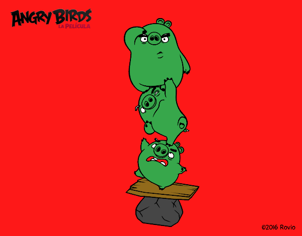 Cerdos verdes de Angry Birds