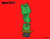 Cerdos verdes de Angry Birds