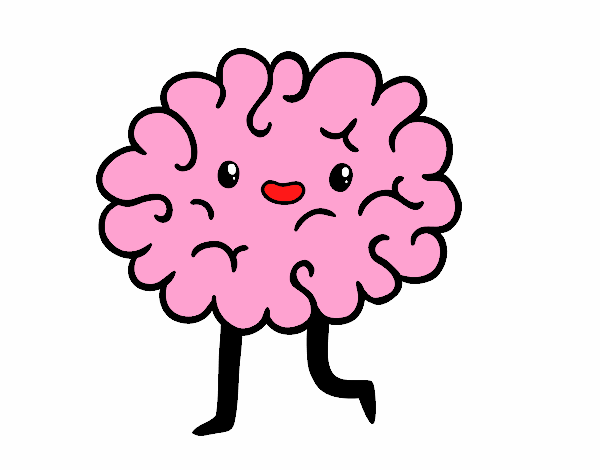 dibujos faciles del cerebro