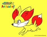 Fennekin corriendo