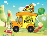 Food truck de pizza