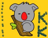 Dibujo Koala bebé pintado por karen357
