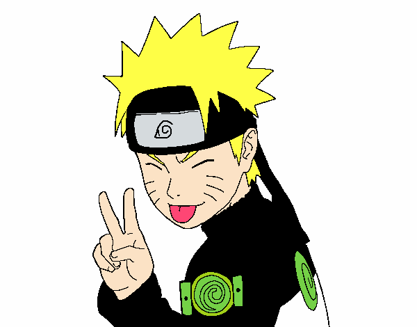 Naruto sacando lengua