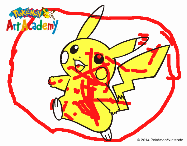 Pikachu en Pokémon Art Academy