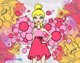 Dibujo Barbie Princesa Rosa pintado por evie788
