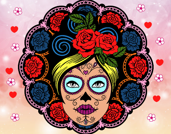 Calavera mejicana femenina