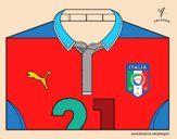 Camiseta del mundial de fútbol 2014 de Italia