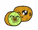 Dibujo El kiwi pintado por dandanhooo