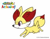 Fennekin corriendo