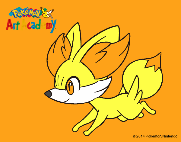 Fennekin corriendo