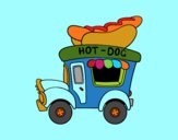 Food truck de perritos calientes