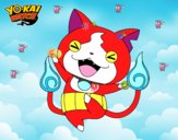 Jibanyan feliz