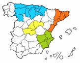 Dibujo Las provincias de España pintado por AMADA1
