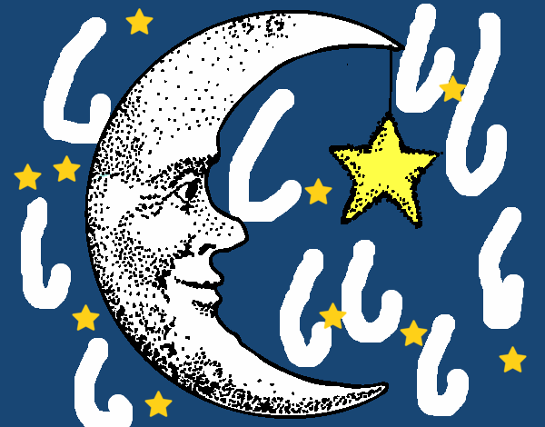 Luna y estrella