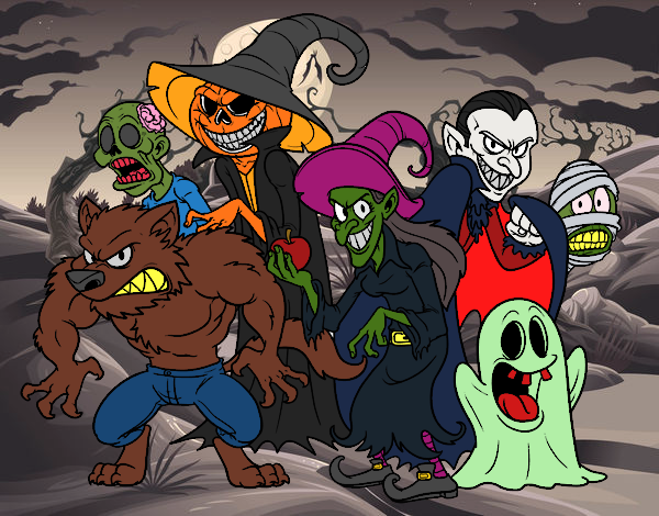 Monstruos de Halloween