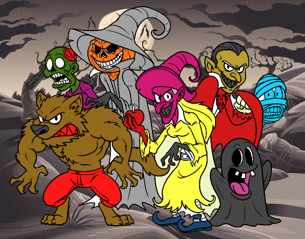 Monstruos de Halloween