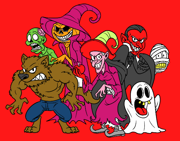 los  monstruos  de  hallosween