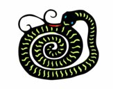 Dibujo Signo de la serpiente pintado por dandanhooo