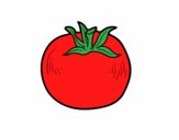 Dibujo Tomate ecológico pintado por Lamar