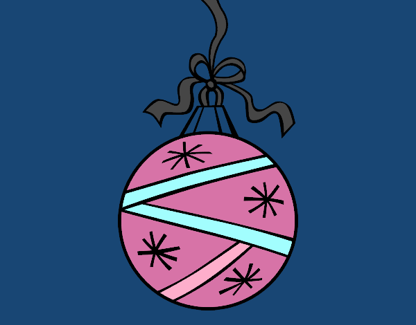 Una bola de Navidad