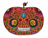 Calabaza del día de los muertos 