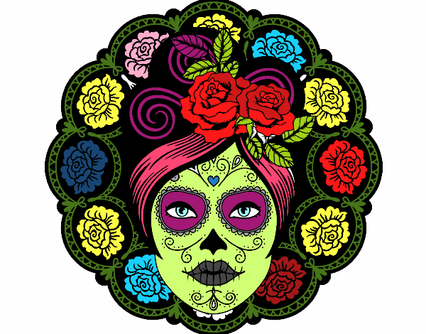 Calavera mejicana femenina