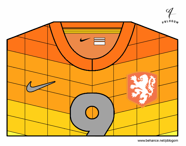 Camiseta de Holanda 2016/17 ojala que el presidente de holanda la isiera en la vida real