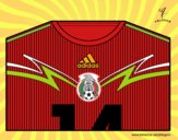 Camiseta del mundial de fútbol 2014 de México