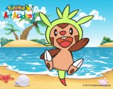 Dibujo Chespin pintado por Nekonemo