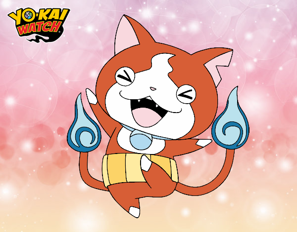 Jibanyan feliz