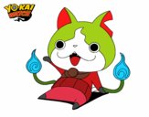 Jibanyan saludando