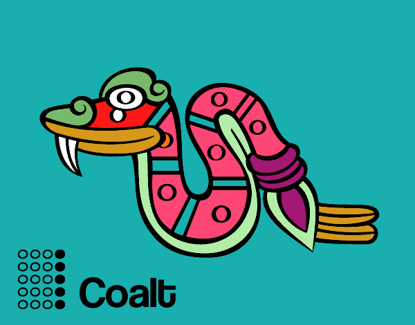 Dibujo de Los días aztecas: la serpiente Cóatl pintado por en Dibujos.net  el día 14-10-16 a las 17:34:59. Imprime, pinta o colorea tus propios  dibujos!