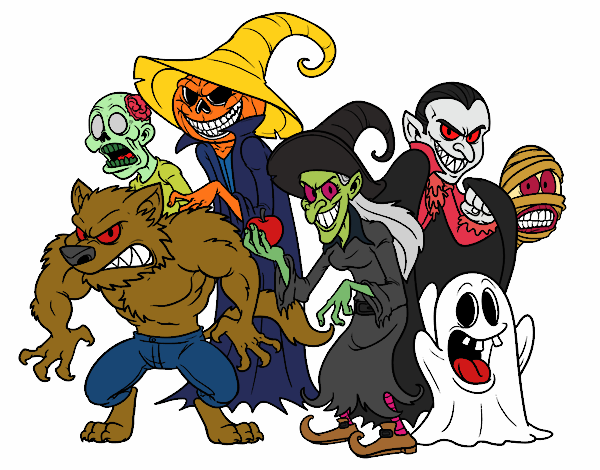 Monstruos de Halloween