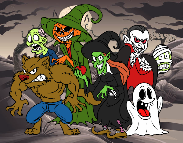 Monstruos de Halloween