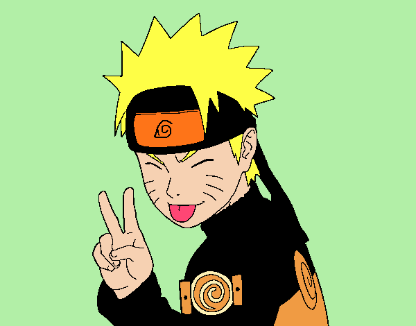 Naruto sacando lengua